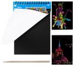 Malatec Képkarc füzet szivárványos fa ceruzakaparóval 10 lapos 10766 (10766)