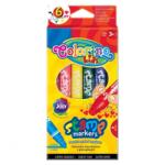 Colorino kétoldalas filctoll egyik oldalán nyomdával 6 szín 36122 (36122PTR)