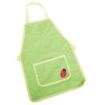 BIGJIGS kötény festéshez - kertészkedéshez katica mintával zöld (BJ298)