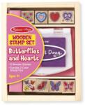 Melissa & Doug Nyomdakészlet, 8 darabos, pillangók és szívek 2415 (2415)