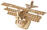 ROBOTIME Rokr 3D modell Triplane 3 szárnyú lézervágott repülőgép 145db TG301 (5265)