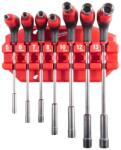 Milwaukee Set chei tubulare cu mâner în T cu suport - 7 BUC (4932498704)