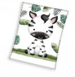 Static Control Zebra Leafy coral fleece polár takaró 110x140cm (Ż-CAR-KO-02-70) (Ż-CAR-KO-02-70)