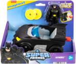 Imaginext Set masina Batmobil si figurina Batman, Imaginext, DC Metal Force, Super Friends, JFJ68
