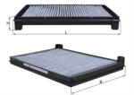 MAHLE Filtru habitaclu cu carbon activ MAHLE LAK1422