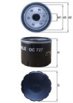 MAHLE Filtru ulei MAHLE OC727