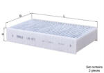 MAHLE Filtru habitaclu cu carbon activ MAHLE LAK873 S