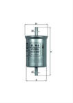 MAHLE Filtru combustibil MAHLE KL146