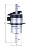 MAHLE Filtru combustibil MAHLE KL238