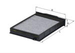 MAHLE Filtru habitaclu cu carbon activ MAHLE LAK175