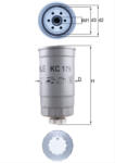 MAHLE Filtru combustibil MAHLE KC179