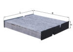 MAHLE Filtru habitaclu cu carbon activ MAHLE LAK1467