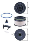 MAHLE Filtru combustibil MAHLE KX533KIT