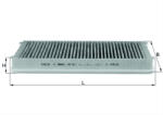MAHLE Filtru habitaclu cu carbon activ MAHLE LAK32 1