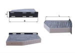MAHLE Filtru habitaclu cu carbon activ MAHLE LAK181 1