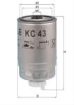 MAHLE Filtru combustibil MAHLE KC43