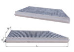 MAHLE Filtru habitaclu cu carbon activ MAHLE LAK57