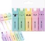 DERFORM Kidea Állatfigurás Mini Szövegkiemelő - 5 db-os (475935) (475935)