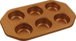 Klausberg KB-7375 Tapadásmentes Muffin Sütőforma 6 Darabos (KB-7375) (KB-7375)