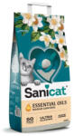 Sanicat macskaalom ESSENTIAL OILS White Jasmine - fehér jázmin illat 10kg (kb. 12l)