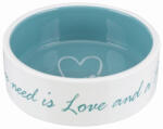 TRIXIE Pet's Home kerámia tál 0, 3l/12cm krém/világos kék
