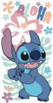 Jerry Fabrics Памучна детска кърпа 70x140 cm Lilo and Stitch "Hawaiian Harmony" - Jerry Fabrics (24TW053)