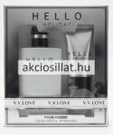 V.V.LOVE Hello Holiday ajándékcsomag ( Parfüm EDT 25ml + After shave 50ml )