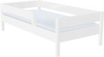 TEMPO KONDELA Gyerekágy biztonsági akadállyal, fehér, 70x140, MIX