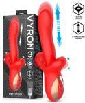 INTOYOU Vyron 3 Motors Thrusting & Biting Vibrator Red Vibrator