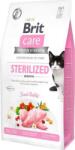 Brit Care Cat GF Sterilized Sensitiv 2 kg Nyúl 171290 (100-171290) (100-171290)