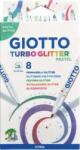GIOTTO Filctoll Giotto Turbo Glitter Csillámos Pasztell 8 Darabos (GIOT0157) (GIOT0157)