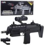 LeanToys Játékpuska Fegyver Lámpák Hangok Irányzó Fekete 41cm - 24256 (24256) (24256)