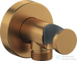 Duravit gégecső csatlakozós zuhanytartó, szálcsiszolt bronz UV0630009004 (UV0630009004)