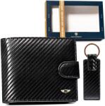Zellia Peterson Férfi Bőr Pénztárca Szett + Kulcstartóval Ptn Pk5-N992L-6877 Bl (ZLK-ptn-pk5n992l6877-78679665)