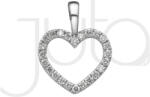 Arany ékszer Juta Női fehérarany szív medál gyémánttal - JTTR-0348 (JTTR-0348)