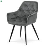 Artium Szürke Bársony Étkezőszék. DCH-421 GREY4