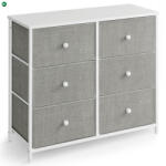 Artium Szürke Fém Komód 80×30×71 cm. AUK-E1032 GREY