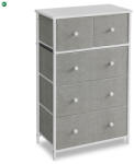 Artium Szürke fém komód 56×30×93 cm AUK-E1051 GREY
