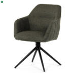  Zöld Szövet Étkezőszék. HC-536 GRN2