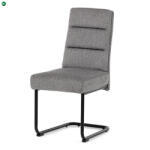  Szürke Szövet Étkezőszék, Ezüst Árnyalattal. DCL-P3107 SIL2