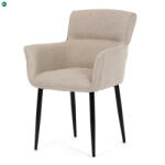  Bézs Szövet Étkezőszék. DCH-J2159 CRM2