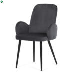  Szürke Bársony Étkezőszék. DCL-X7129 GREY2