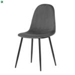  Szürke Bársony Étkezőszék. CT-971 GREY4