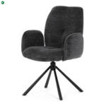  Fekete Szövet Étkezőszék. DCH-D1330 BK2 - fenyobutor24