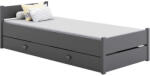  MARCEL ágy 200x90 szürke fiókkal