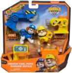 Spin Master Patrula Catelusilor Rubble Si Echipa Cu Unelte De Putere In Misiune (6071661) - ejuniorul Figurina