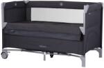 Chipolino Patut pliabil Chipolino Relax anthracite linen cu laterala culisanta (KOSIRE251AN) - ejuniorul