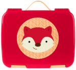Skip Hop Zoo Bento Ebéddoboz Róka Mintával 3 Éves Kortól - Szivárgásbiztos Rekeszekkel, Praktikus Iskolai és Utazós Ételtároló