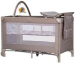 Chipolino Patut pliabil cu saltea de infasat Chipolino Luna tiramisu (KOSILU251TR) - ejuniorul