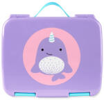 Skip Hop Zoo Bento Ebéddoboz Narvál Mintával 3 Éves Kortól - Szivárgásbiztos Rekeszekkel, Praktikus Iskolai és Utazós Ételtároló